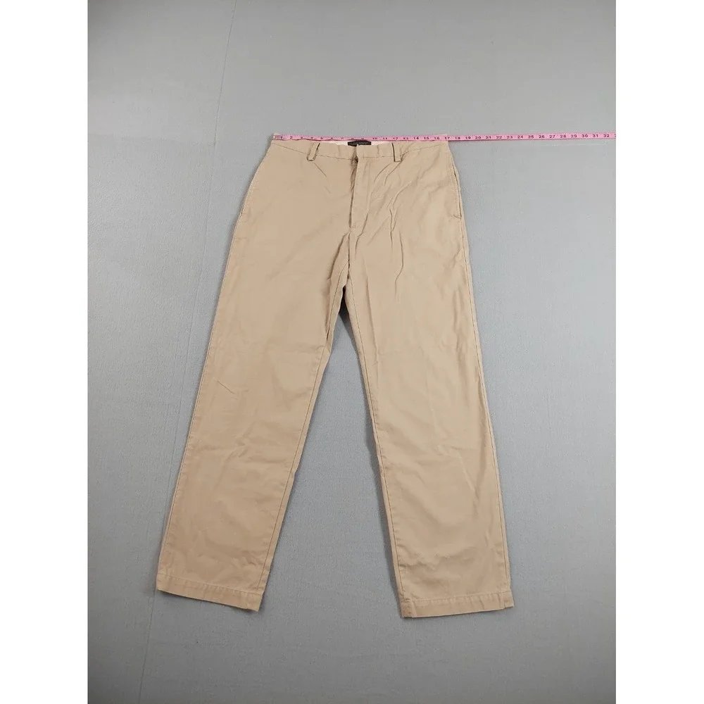 Banana Republic Men Chino Pant 34X32 Beige Straight Leg Casual‎ Work Trouser
